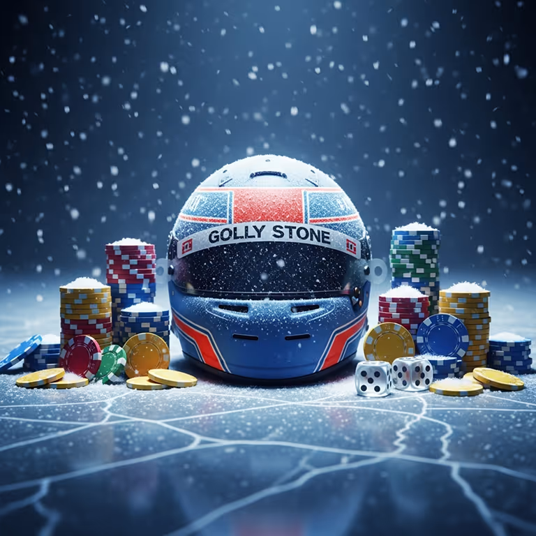 Rainbet Casino displaying poker chips stacked on a glowing green surface.